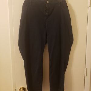 Lane Bryant navy ankle length jeans